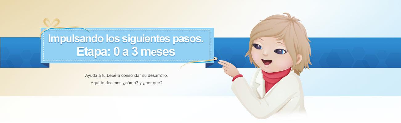 Impulsa a tu bebé de 0 a 3 meses
