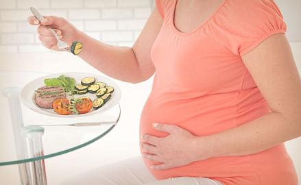 La nutrición del bebé comienza en el embarazo.